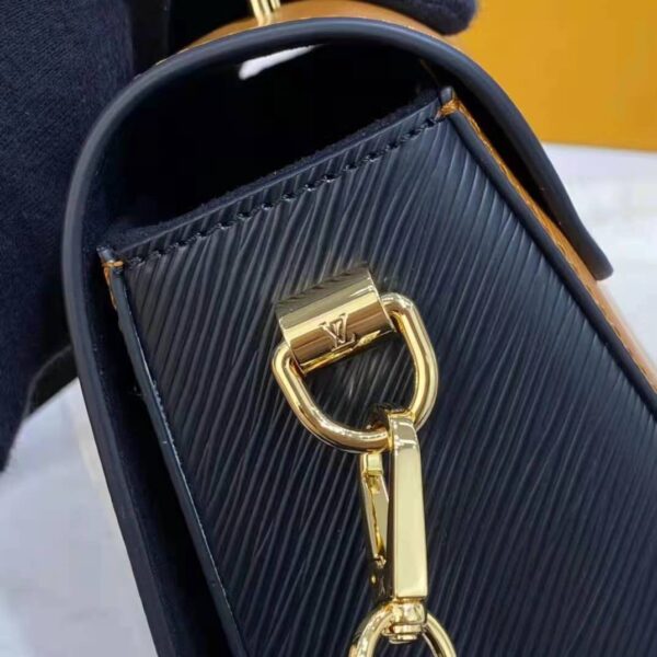 Louis Vuitton LV Women Twist MM Handbag Gold Cipango Epi Grained - Image 16