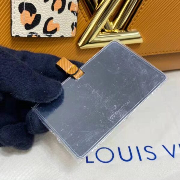 Louis Vuitton LV Women Twist MM Handbag Gold Cipango Epi Grained - Image 15
