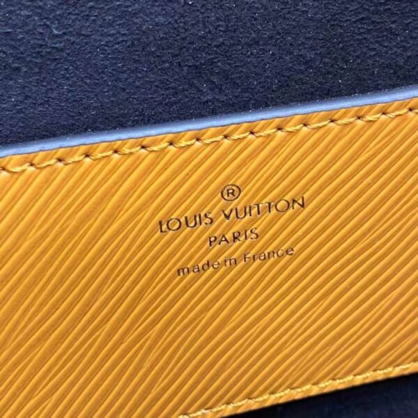 Louis Vuitton LV Women Twist MM Handbag Gold Cipango Epi Grained - Image 12
