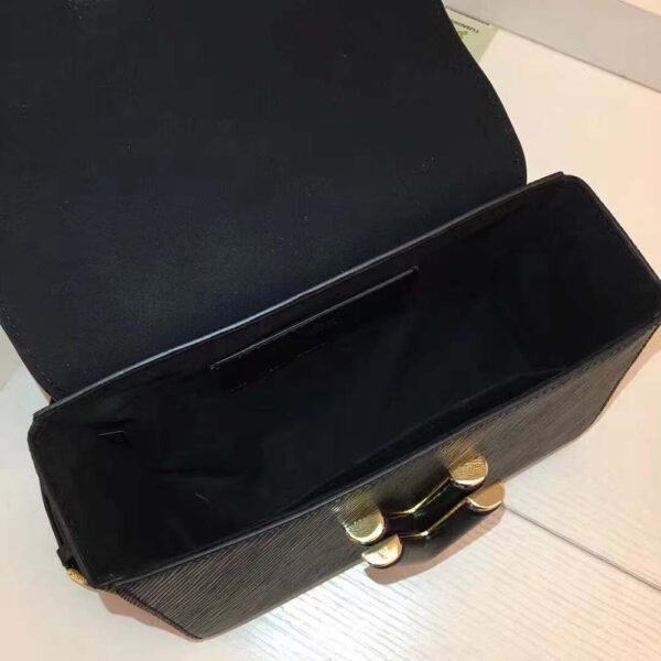 Louis Vuitton LV Women Twist MM Handbag M57517 in Grained Epi Calfskin-Black - Image 4