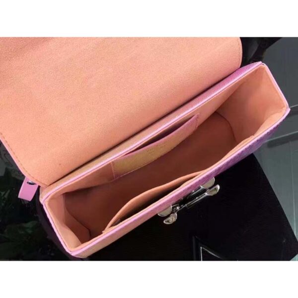 Louis Vuitton LV Women Twist MM Handbag Pink Epi Grained Cowhide Leather - Image 6