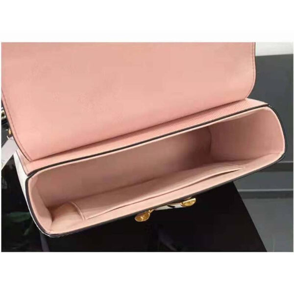 Louis Vuitton LV Women Twist MM Handbag Pink Epi Smooth Grained Leather - Image 5