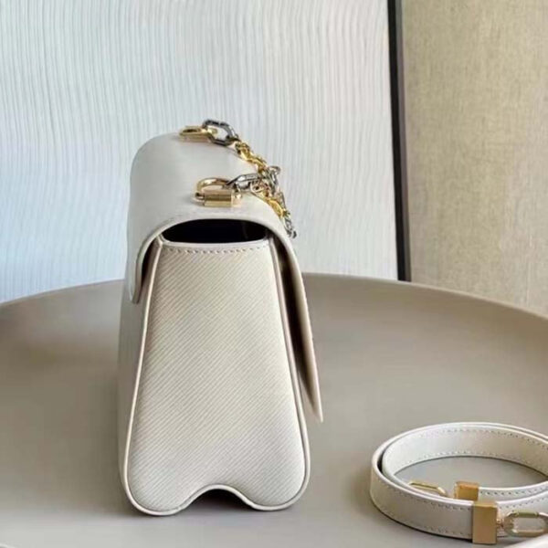 Louis Vuitton LV Women Twist MM Quartz Epi Grained Leather Cowhide Lock - Image 4