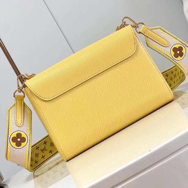 Louis Vuitton LV Women Twist MM Yellow Epi Grained Leather - Image 5