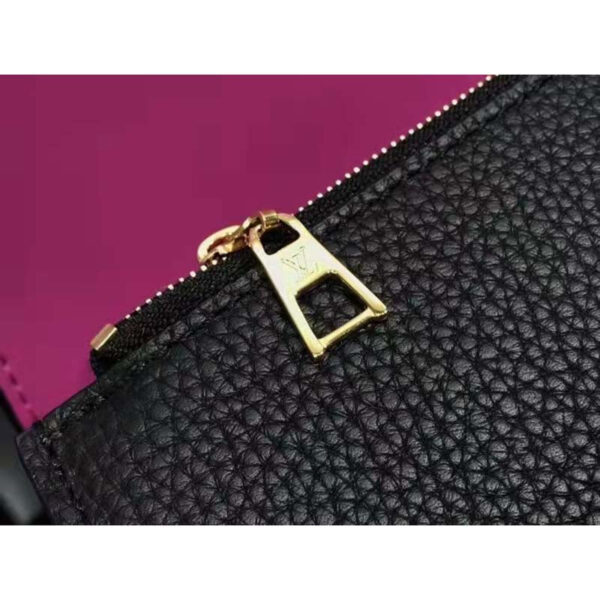 Louis Vuitton LV Women Twist One Handle BB Handbag Black Taurillon Cowhide - Image 9