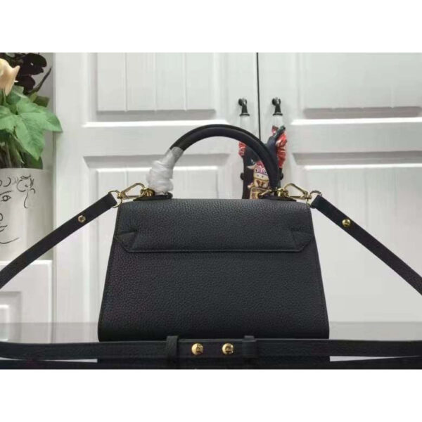Louis Vuitton LV Women Twist One Handle BB Handbag Black Taurillon Cowhide - Image 3