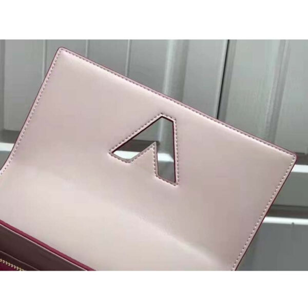Louis Vuitton LV Women Twist One Handle BB Handbag Dragon Fruit Pink Taurillon - Image 8