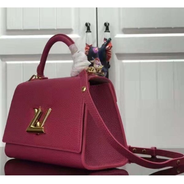 Louis Vuitton LV Women Twist One Handle BB Handbag Dragon Fruit Pink Taurillon - Image 3