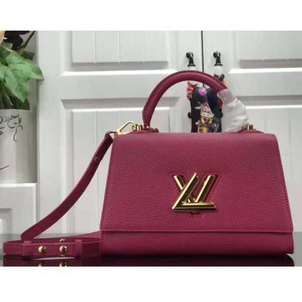 Louis Vuitton LV Women Twist One Handle BB Handbag Dragon Fruit Pink Taurillon - Image 2