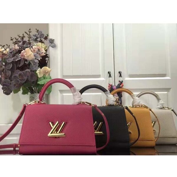 Louis Vuitton LV Women Twist One Handle BB Handbag Dragon Fruit Pink Taurillon - Image 10