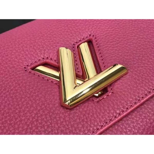 Louis Vuitton LV Women Twist One Handle BB Handbag Dragon Fruit Pink Taurillon - Image 6