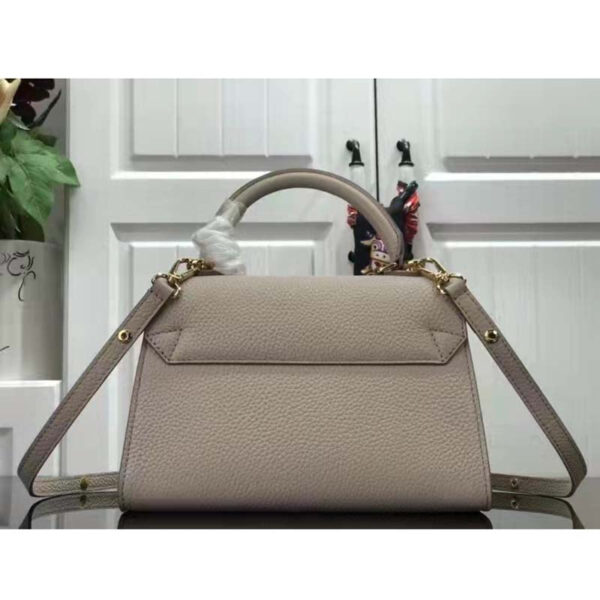 Louis Vuitton LV Women Twist One Handle BB Handbag Greige Grey Taurillon - Image 4