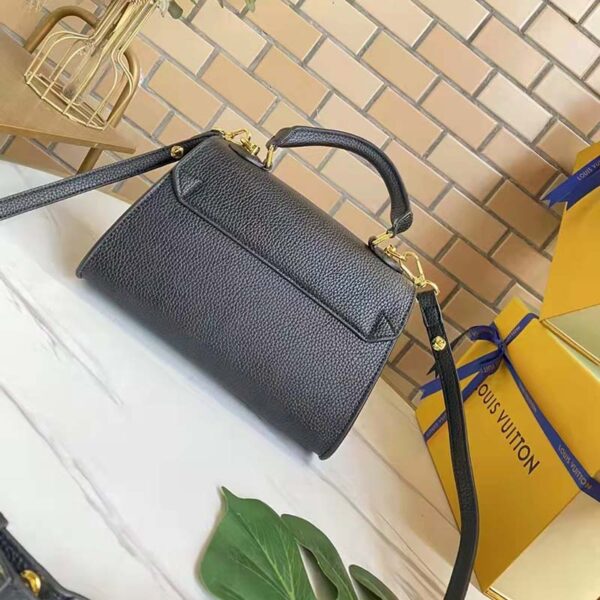 Louis Vuitton LV Women Twist One Handle PM Handbag Black Taurillon Cowhide - Image 3