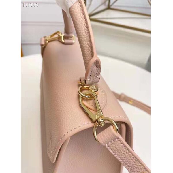 Louis Vuitton LV Women Twist One Handle PM Handbag Pink Greige Taurillon Cowhide - Image 5