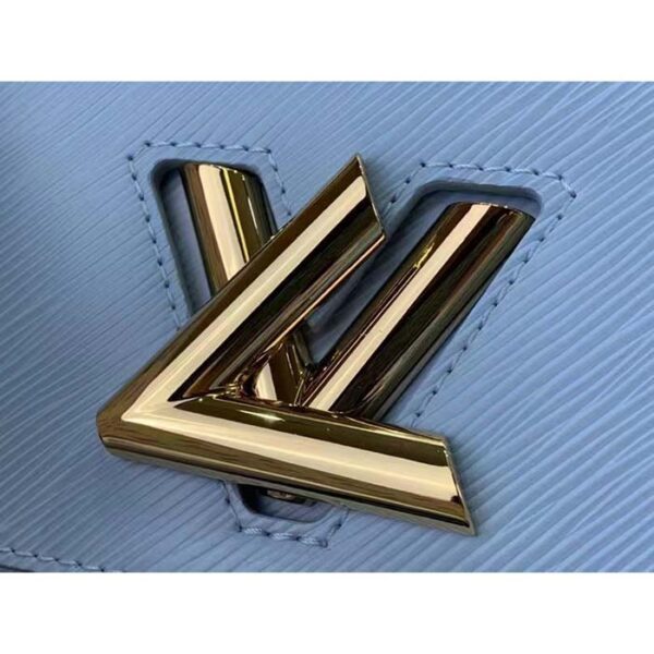 Louis Vuitton LV Women Twist PM Bag Bleu Nuage Blue Epi Grained Leather - Image 7