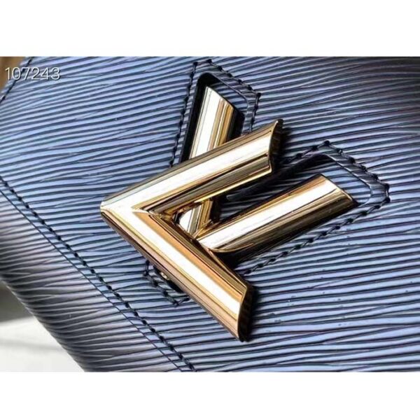 Louis Vuitton LV Women Twist PM Chain Bag Black Epi Grained Cowhide Leather - Image 7