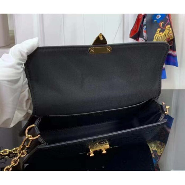 Louis Vuitton LV Women Wallet On Chain Métis Black Monogram Empreinte Embossed Supple Grained Cowhide Leather - Image 6