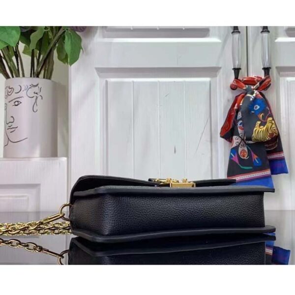 Louis Vuitton LV Women Wallet On Chain Métis Black Monogram Empreinte Embossed Supple Grained Cowhide Leather - Image 4