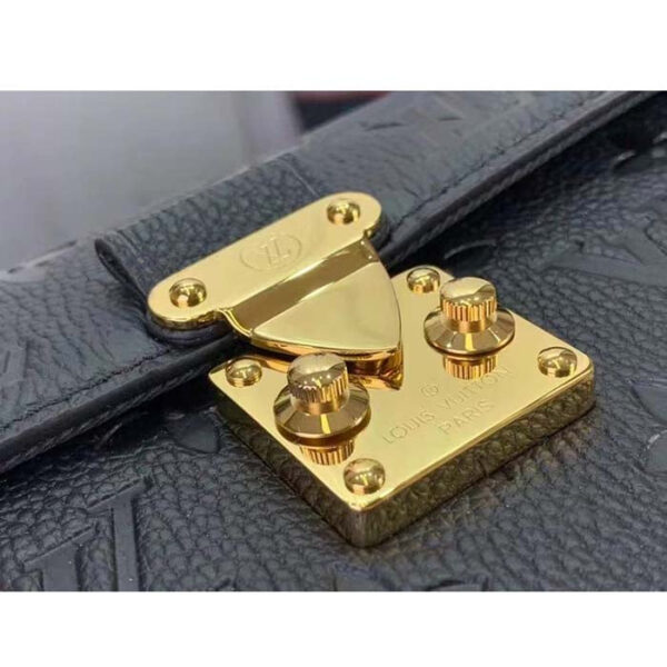 Louis Vuitton LV Women Wallet On Chain Métis Black Monogram Empreinte Embossed Supple Grained Cowhide Leather - Image 7