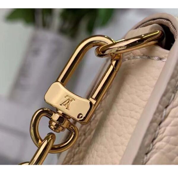 Louis Vuitton LV Women Wallet On Chain Métis Cream Monogram Empreinte Embossed Supple Grained Cowhide Leather - Image 9