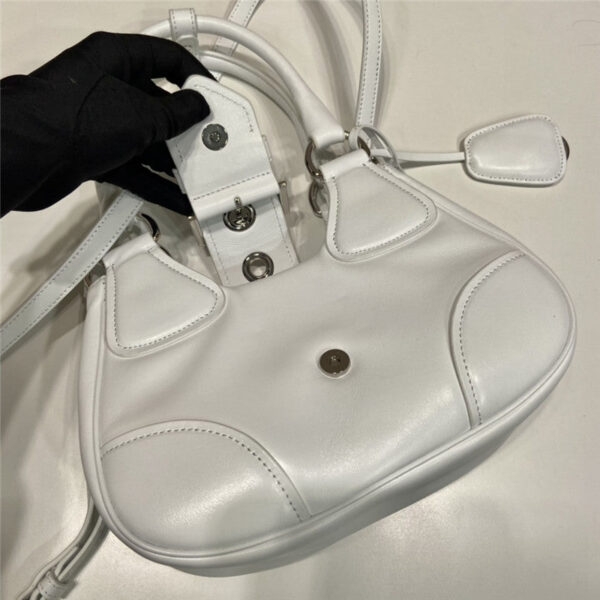 Prada Moon Re-Nylon and leather bag - Image 3