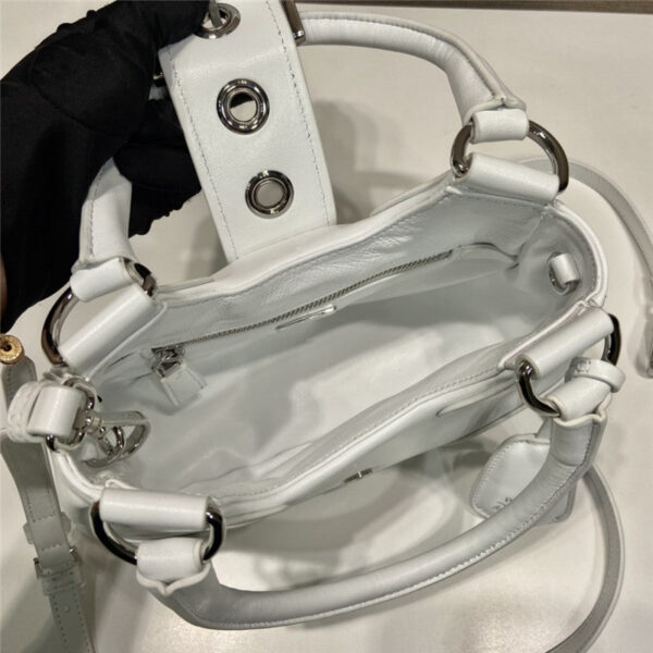 Prada Moon Re-Nylon and leather bag - Image 4