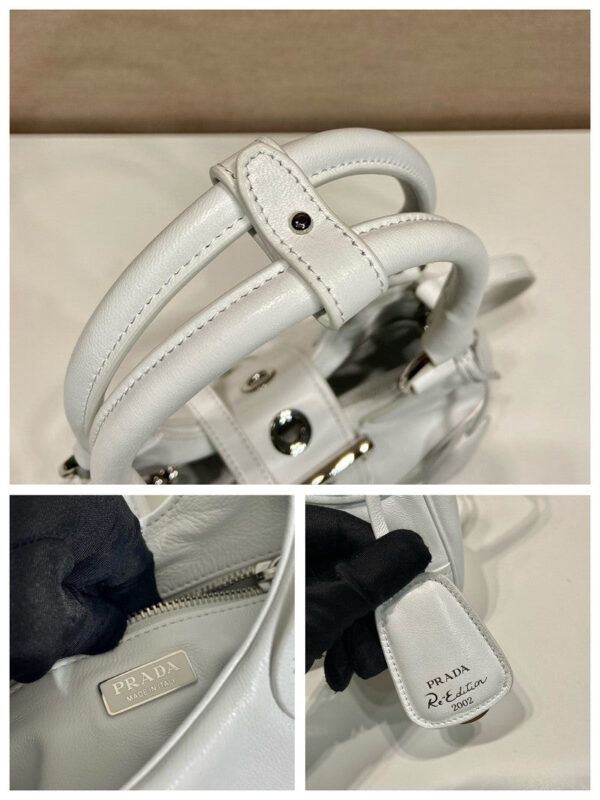 Prada Moon Re-Nylon and leather bag - Image 2