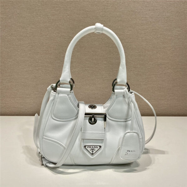 Prada Moon Re-Nylon and leather bag - Image 8