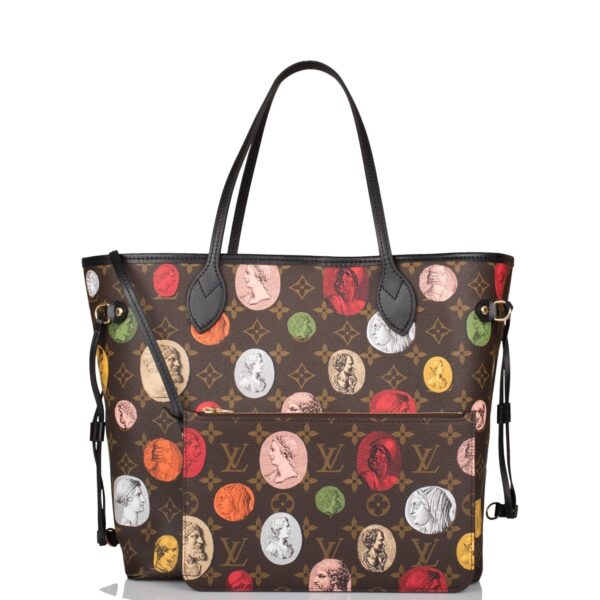 Louis Vuitton x Fornasetti Cameo Monogram Neverfull MM - Image 10
