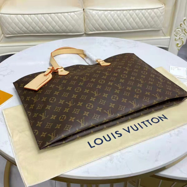 Louis Vuitton Unisex All-In MM Travel Bag Brown Monogram Coated Canvas - Image 6