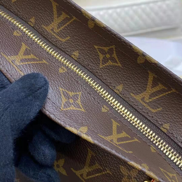 Louis Vuitton Unisex All-In MM Travel Bag Brown Monogram Coated Canvas - Image 9
