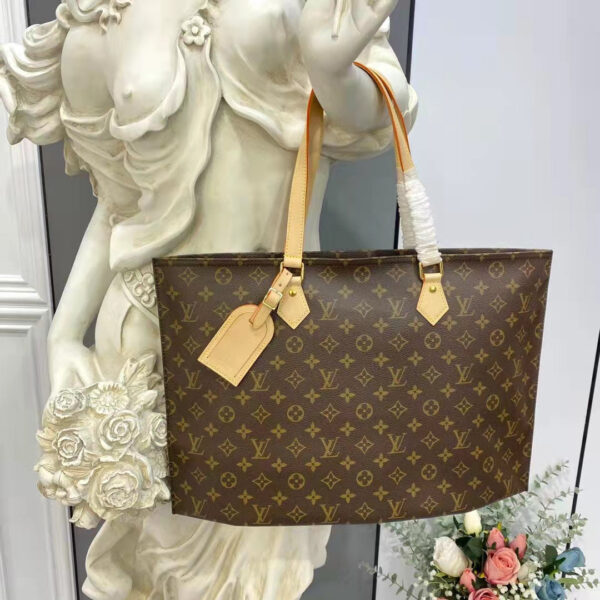 Louis Vuitton Unisex All-In MM Travel Bag Brown Monogram Coated Canvas - Image 2