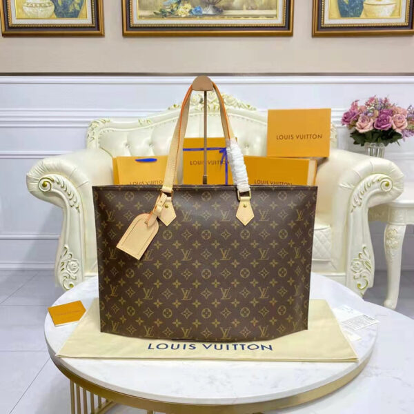 Louis Vuitton Unisex All-In MM Travel Bag Brown Monogram Coated Canvas - Image 3