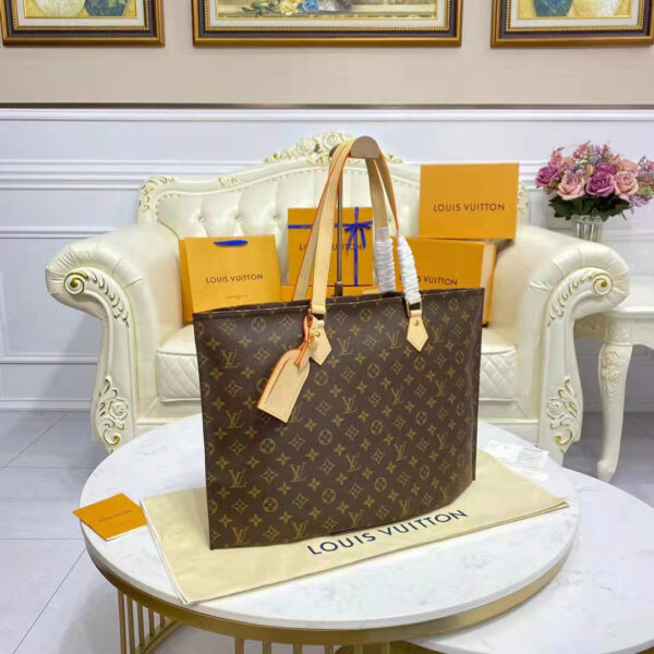 Louis Vuitton Unisex All-In MM Travel Bag Brown Monogram Coated Canvas - Image 4