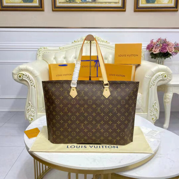 Louis Vuitton Unisex All-In MM Travel Bag Brown Monogram Coated Canvas - Image 5