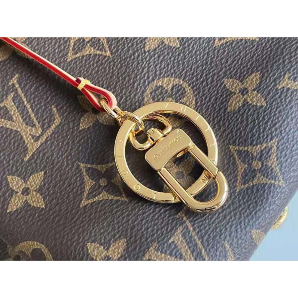 Louis Vuitton Unisex Artsy MM Monogram Coated Canvas Natural Cowhide Leather - Image 9