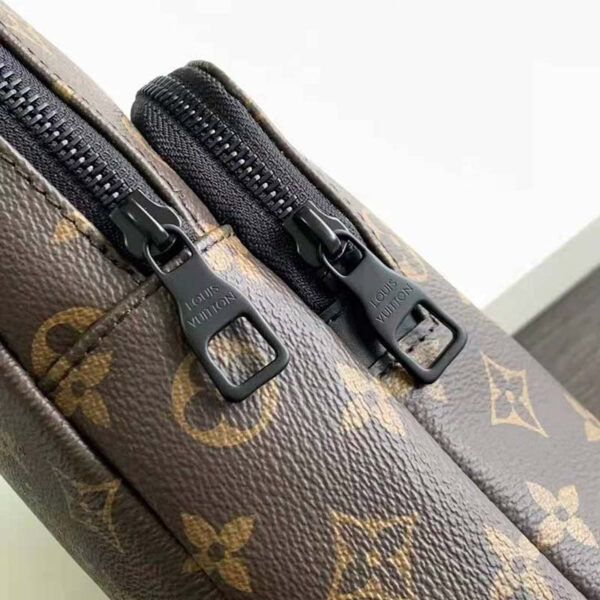 Louis Vuitton Unisex Avenue Sling Bag Monogram Macassar Coated Canvas Textile Lining - Image 9