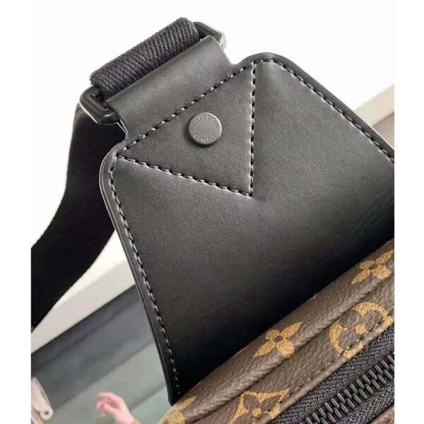 Louis Vuitton Unisex Avenue Sling Bag Monogram Macassar Coated Canvas Textile Lining - Image 7