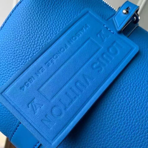 Louis Vuitton Unisex City Keepall Bag Bright Blue Cowhide Leather - Image 9