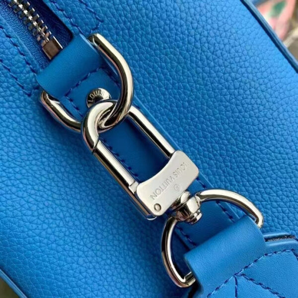 Louis Vuitton Unisex City Keepall Bag Bright Blue Cowhide Leather - Image 7