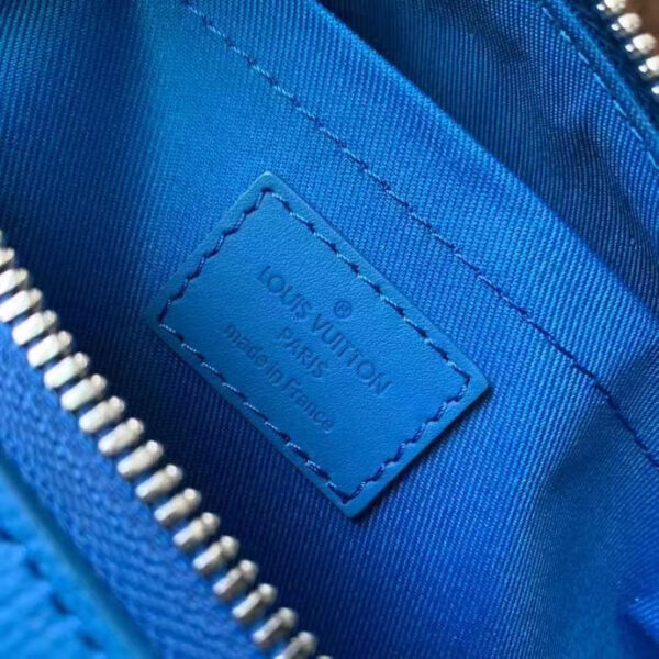 Louis Vuitton Unisex City Keepall Bag Bright Blue Cowhide Leather - Image 10