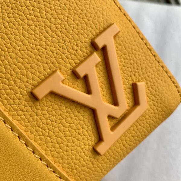 Louis Vuitton Unisex City Keepall Bag Saffron Yellow LV Aerogram Cowhide Leather - Image 6