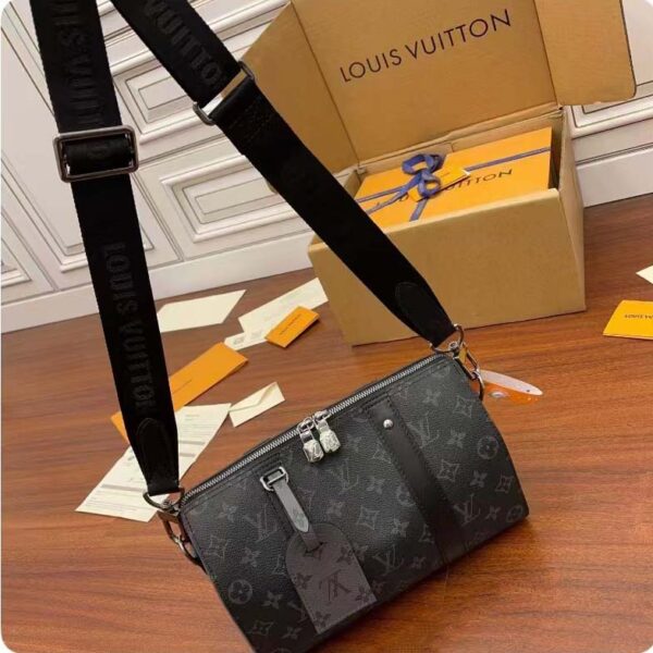 Louis Vuitton Unisex City Keepall Monogram Eclipse Monogram Eclipse Reverse Coated Canvas - Image 2