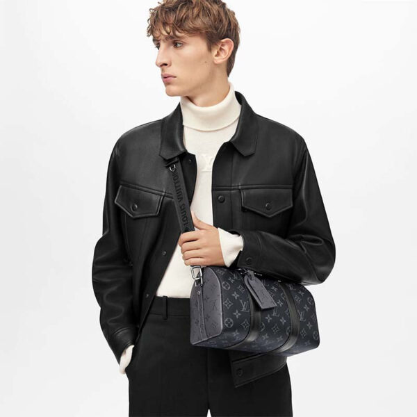 Louis Vuitton Unisex City Keepall Monogram Eclipse Monogram Eclipse Reverse Coated Canvas - Image 13