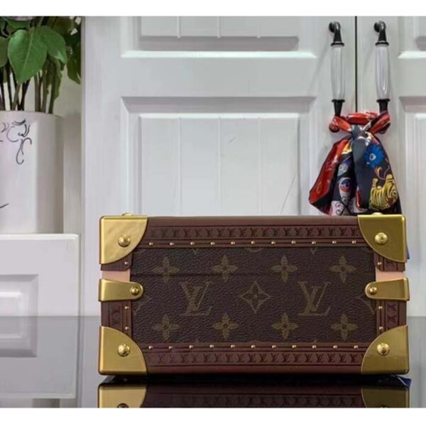 Louis Vuitton Unisex Coffret Trésor 24 Monogram Canvas Microfiber Lining Golden Brass - Image 6
