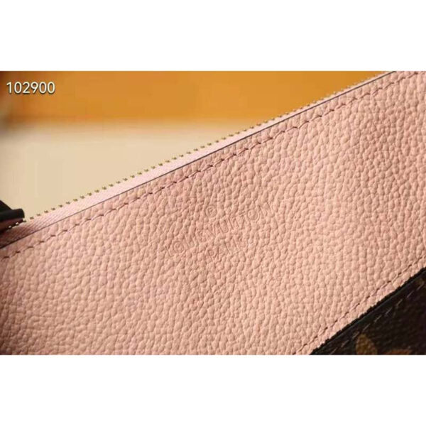 Louis Vuitton Unisex Daily Pouch Brown Monogram Coated Canvas and Cowhide Leather - Image 9