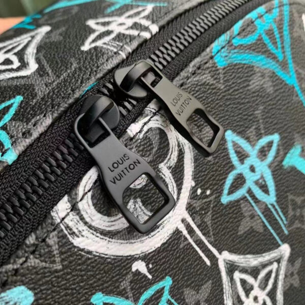 Louis Vuitton Unisex Discovery Backpack LV Graffiti Green Monogram Coated Canvas - Image 8