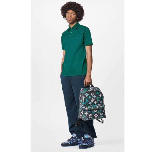 Louis Vuitton Unisex Discovery Backpack LV Graffiti Green Monogram Coated Canvas - Image 10