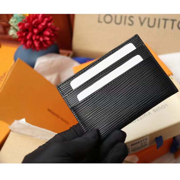 Louis Vuitton Unisex Double Card Holder Taiga Leather Cowhide Leather Lining - Image 2