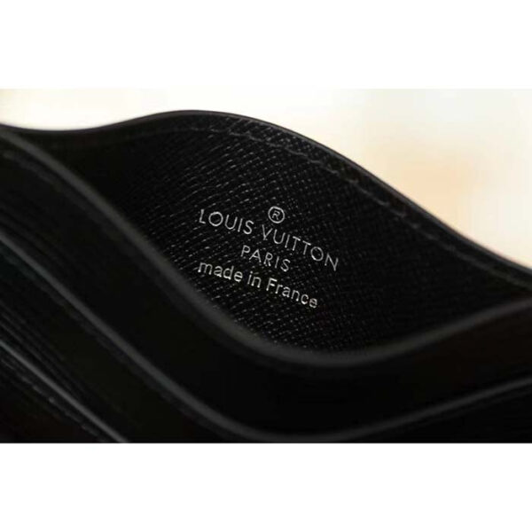 Louis Vuitton Unisex Double Card Holder Taiga Leather Cowhide Leather Lining - Image 8
